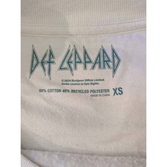 Def Leppard "Animal" Crewneck Sweatshirt, Size XS - Picture 2 of 4